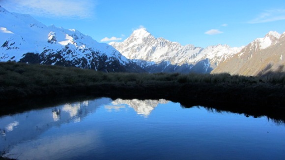 Mt. Sefton and Mt. Cook